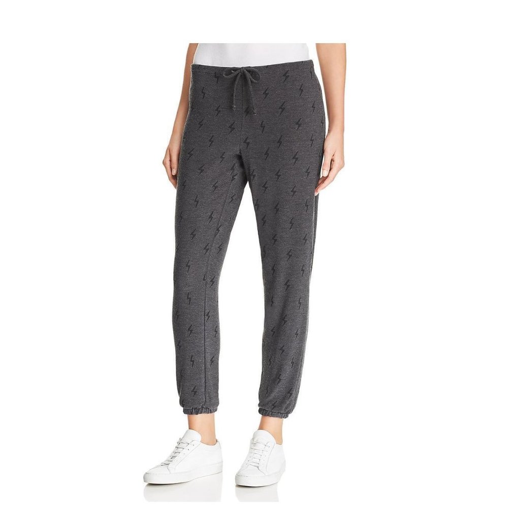 Chaser Women's Lounge Lightning Bolt Sweatpants M Medium NWT New with Tags